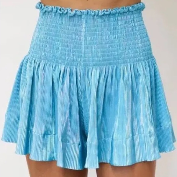Queen of Sparkles Aqua Blue Swing Shorts Size XS - Picture 8 of 9